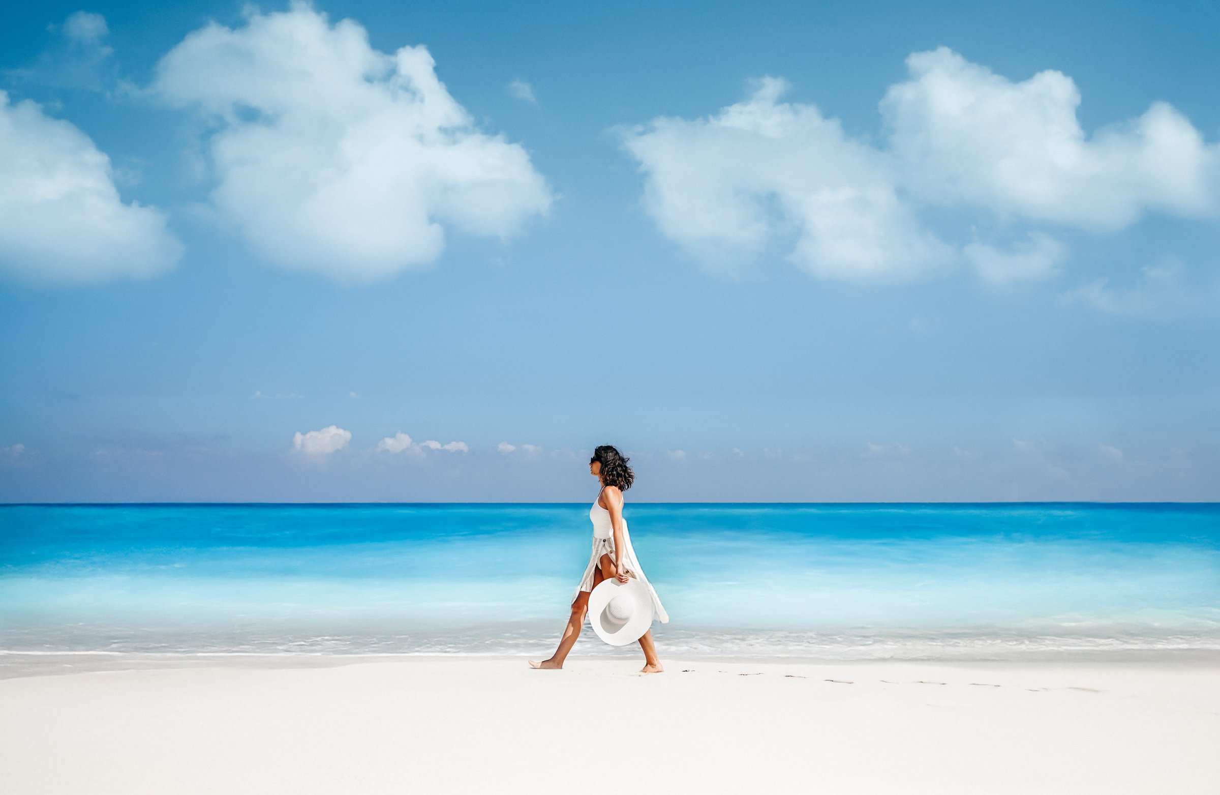 Along the beach — photograph by Ahmed Wahba.